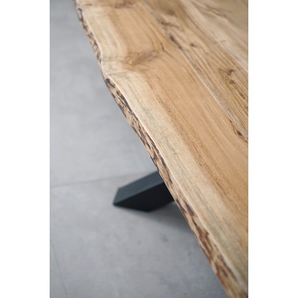 Massief houten salontafel met natuurlijke rand - Mikado