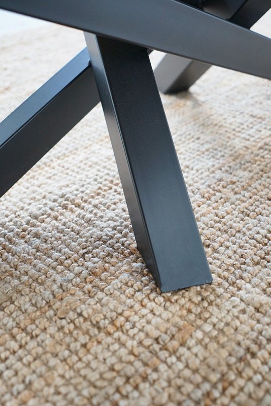 Salontafel met rechthoekig tafelblad in massief mangohout – Mikado