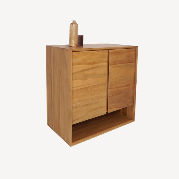 Klein massief teak dressoir - Jaya