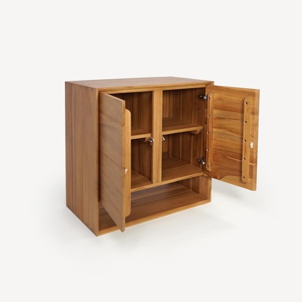 Klein massief teak dressoir - Jaya