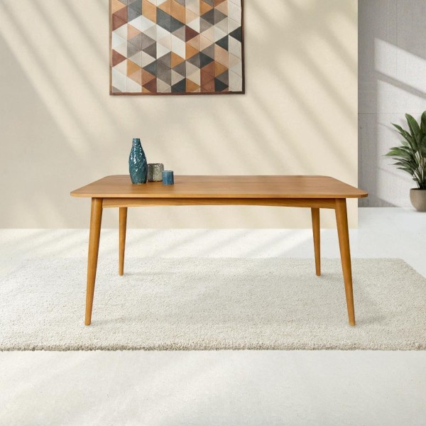 Massief teakhouten eettafel 160 cm - Siti