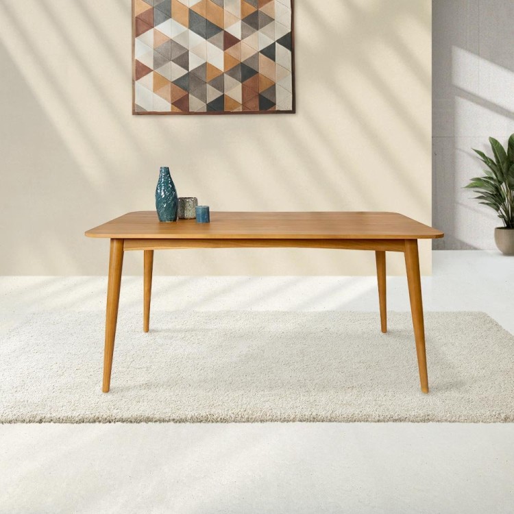 Massief teakhouten eettafel 160 cm - Siti