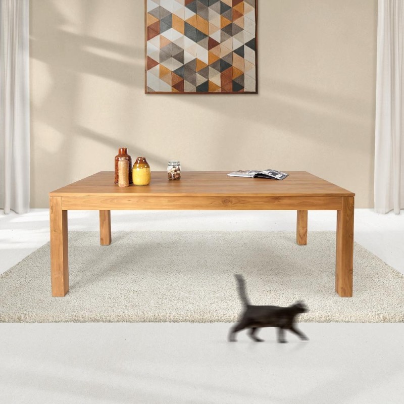 Massief teakhouten eettafel 200 cm - Ayu