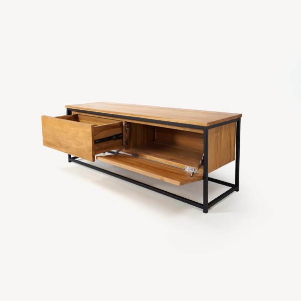 Massief teak TV-meubel 140 cm - Laila