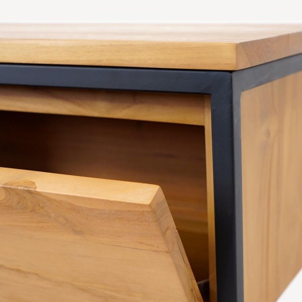 Massief teak TV-meubel 140 cm - Laila