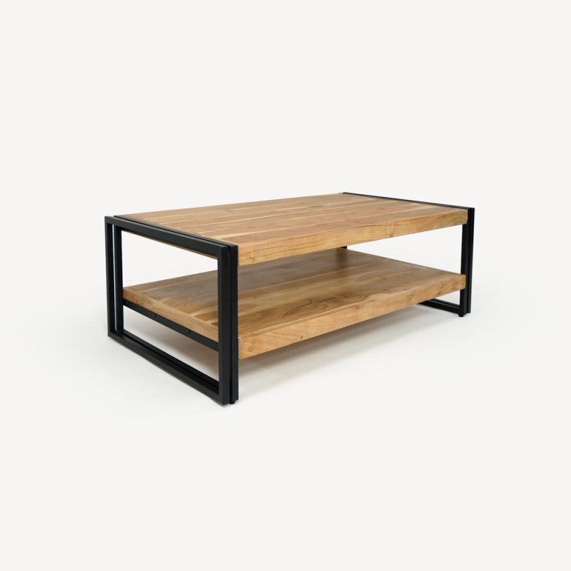 Salontafel van hout en metaal - Liverpool