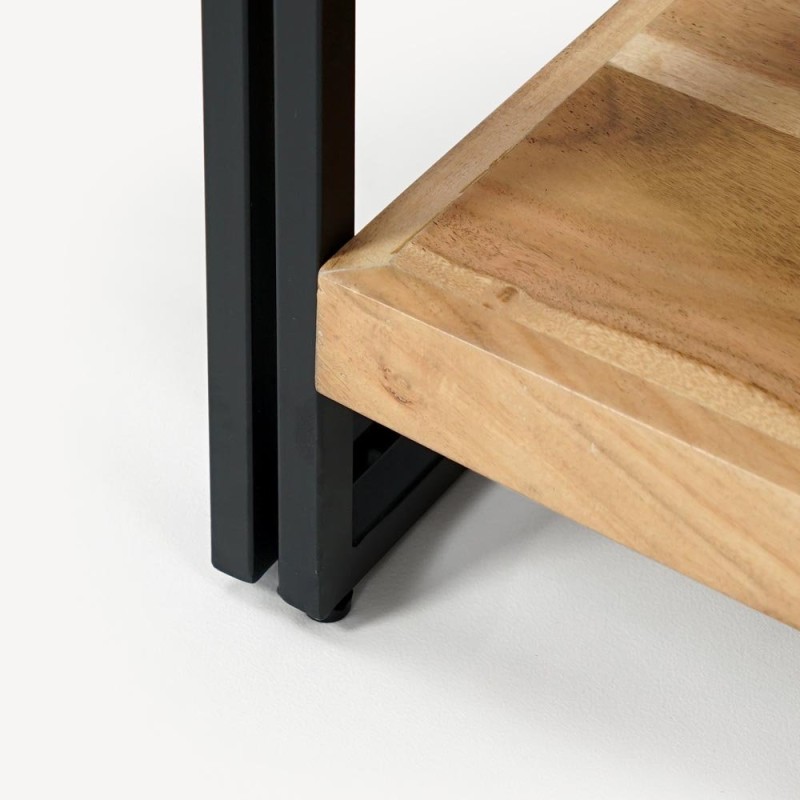 Salontafel van hout en metaal - Liverpool
