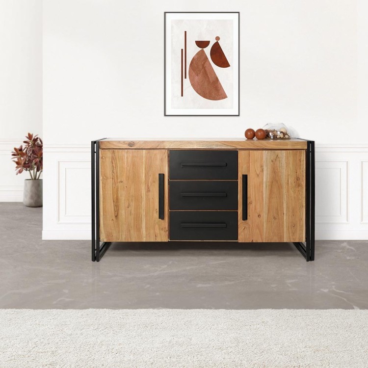Industriële dressoir 2 deuren Liverpool