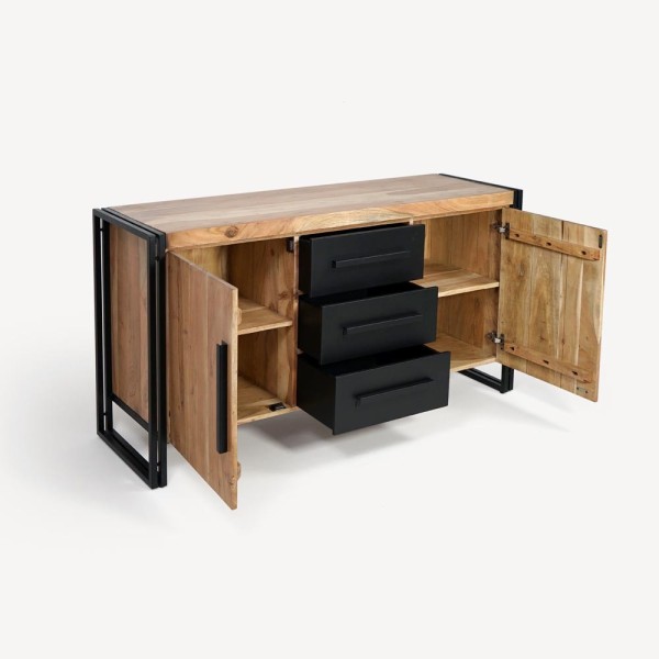 Industriële dressoir 2 deuren Liverpool