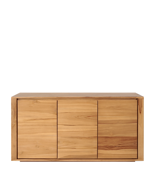Massief houten buffetkast en dressoir