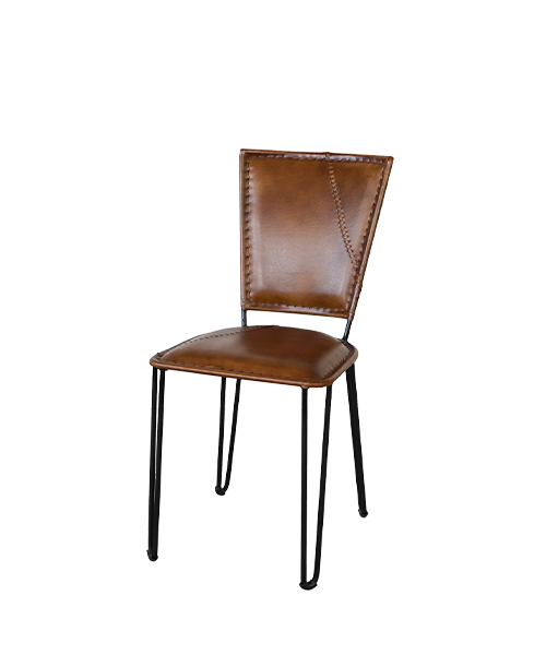 Leren stoelen